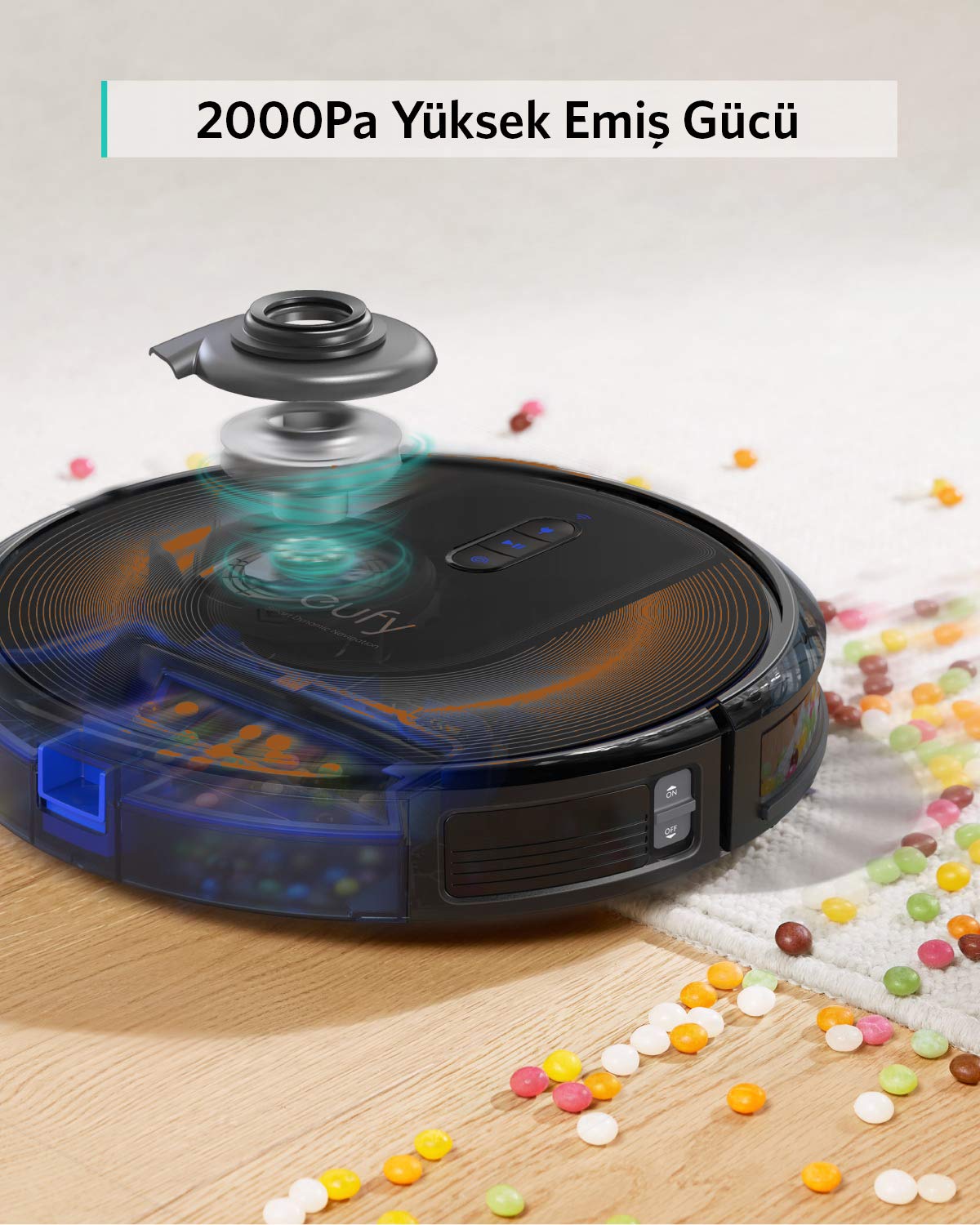 Anker Eufy RoboVac G30 Hybrid Mop Robot Süpürge-T2 : Amazon.com.tr